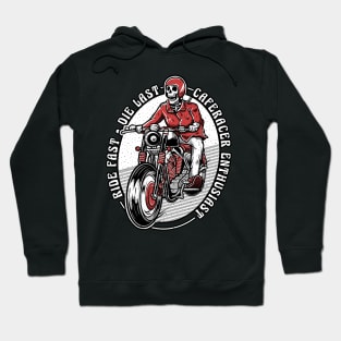 vintage caferacer rider Hoodie